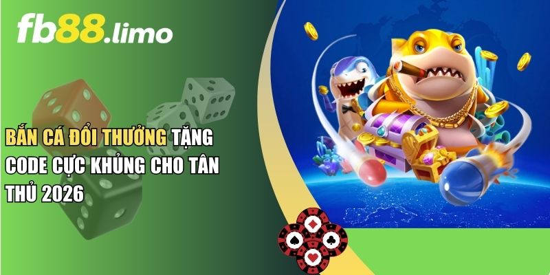 Bắn Cá Đổi Thưởng Tặng Code Cực Khủng Cho Tân Thủ 2026